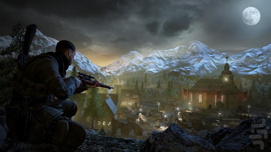 اسنایپر الیت وی2 (غیر رسمی) - Gameplay image of android game