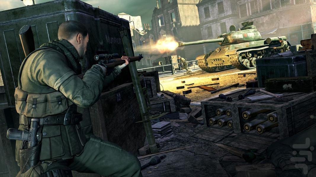 اسنایپر الیت وی2 (غیر رسمی) - Gameplay image of android game