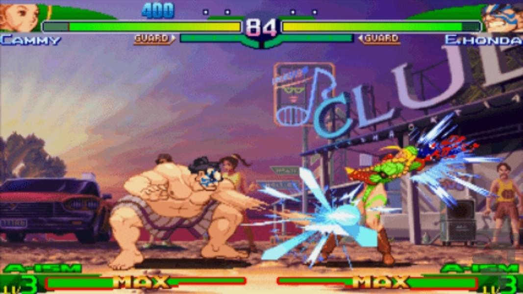 استریت فایتر آلفا 3 (مکس) غیر رسمی - Gameplay image of android game