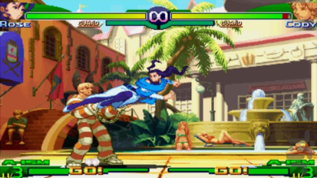 استریت فایتر آلفا 3 (مکس) غیر رسمی - Gameplay image of android game