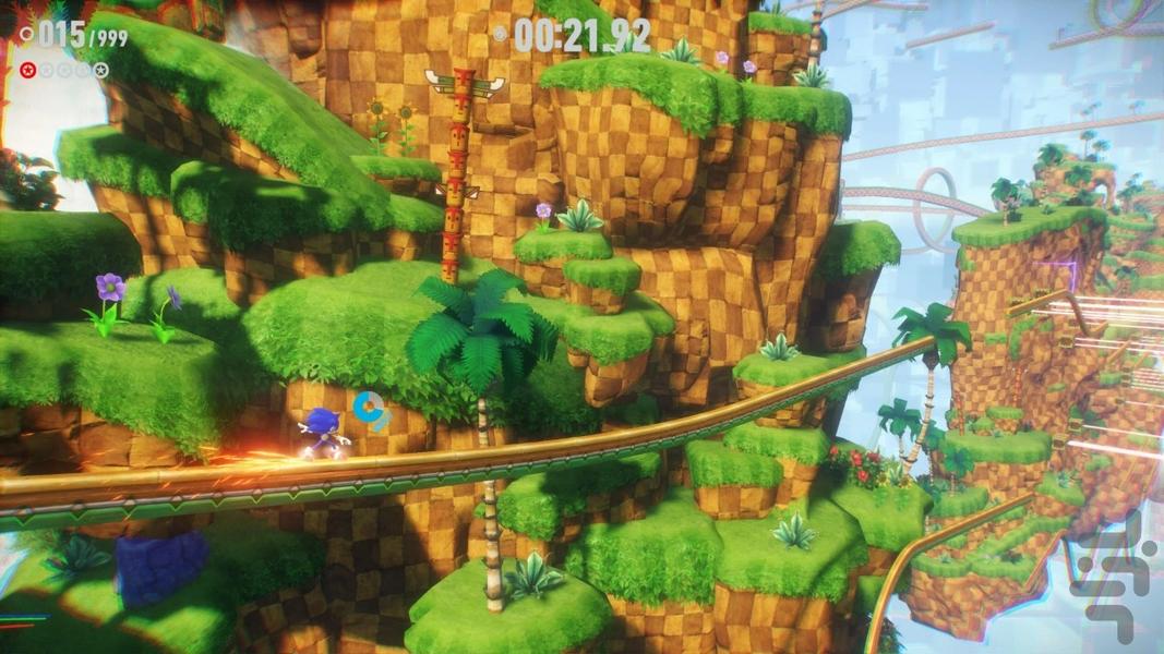 سونیک فرانتیرز (غیر رسمی) - Gameplay image of android game