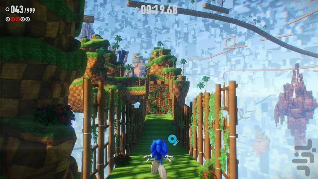 سونیک فرانتیرز (غیر رسمی) - Gameplay image of android game