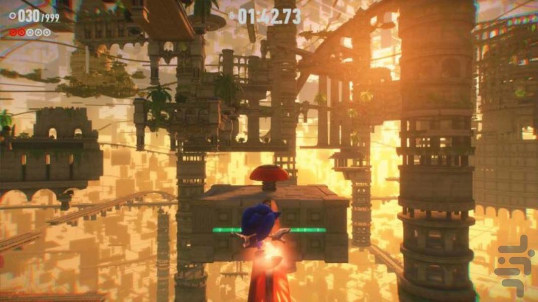 سونیک فرانتیرز (غیر رسمی) - Gameplay image of android game