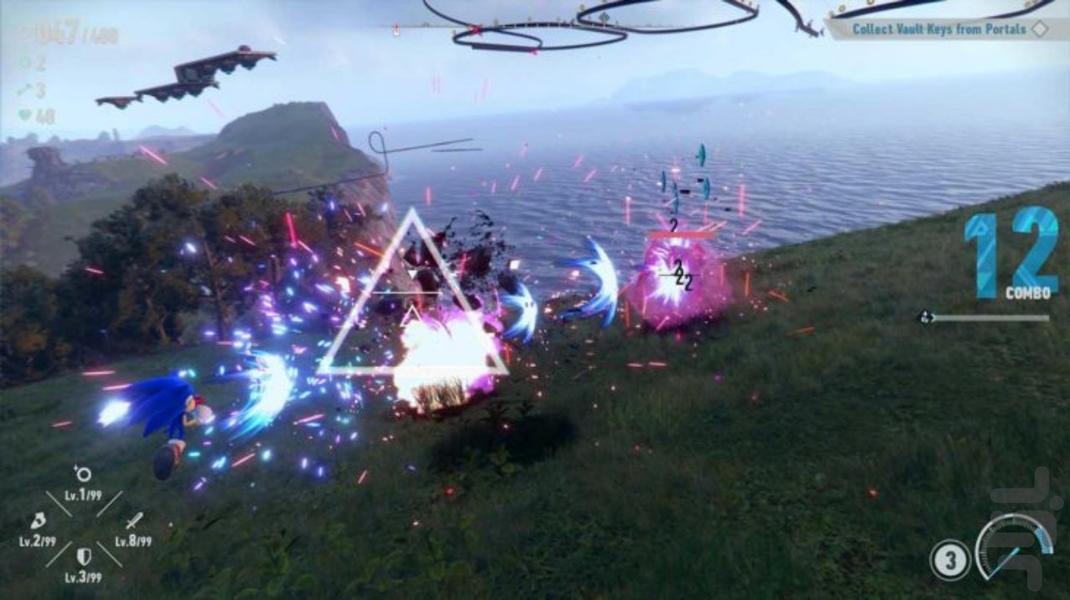 سونیک فرانتیرز (غیر رسمی) - Gameplay image of android game