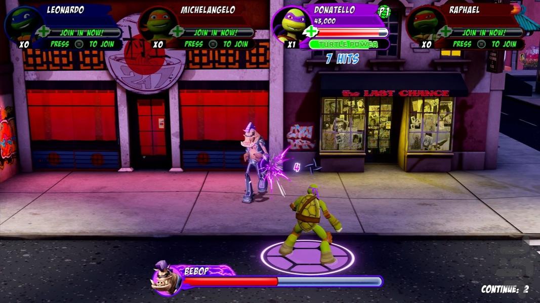 لاک پشت های نینجا (خشم جهش یافته ها) - Gameplay image of android game