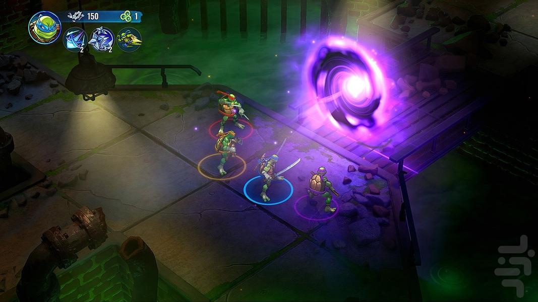 لاکپشت های نینجاسرنوشت متلاشی غیررسم - Gameplay image of android game