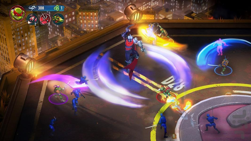 لاکپشت های نینجاسرنوشت متلاشی غیررسم - Gameplay image of android game