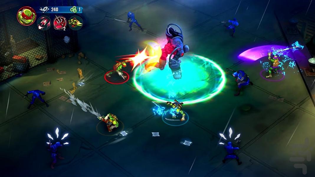 لاکپشت های نینجاسرنوشت متلاشی غیررسم - Gameplay image of android game