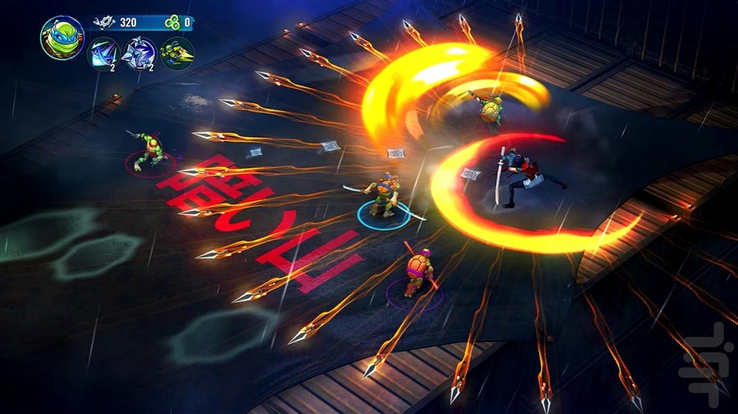 لاکپشت های نینجاسرنوشت متلاشی غیررسم - Gameplay image of android game