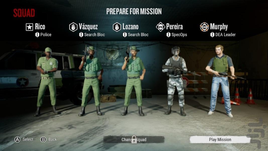 ظهور کارتل ها در نارکوس (غیر رسمی) - Gameplay image of android game