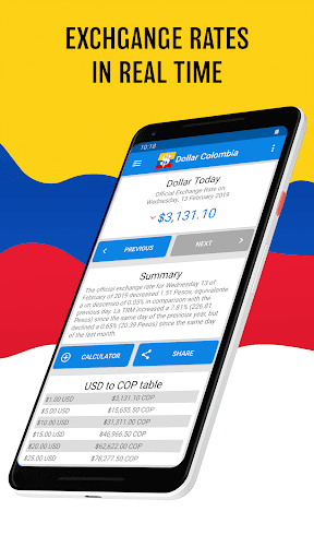 Dollar Colombia - Image screenshot of android app