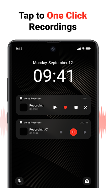 Voice Recorder - عکس برنامه موبایلی اندروید