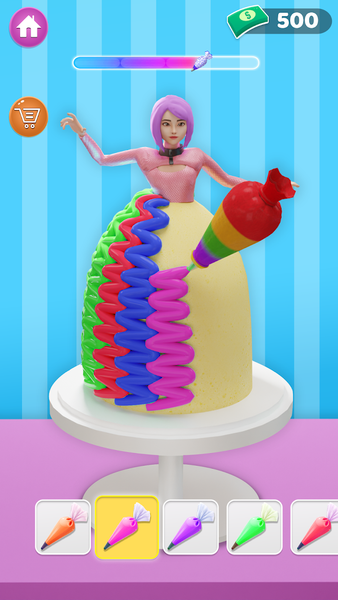 Icing on Doll Cake maker Game - عکس بازی موبایلی اندروید