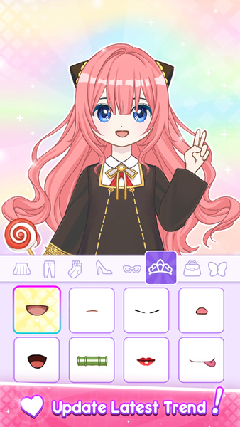 Anime Dress Up & Makeup Doll - Gameplay image of android game