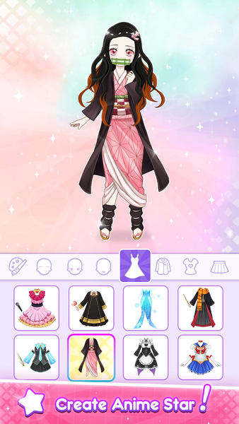 Anime Dress Up - Doll Dress Up - عکس بازی موبایلی اندروید
