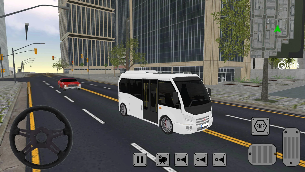 City Minibus Passenger Transpo - Gameplay image of android game