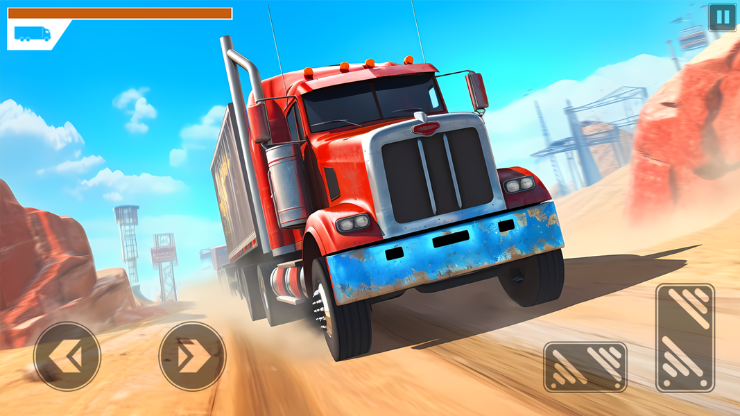 Monster Truck Stunt Derby Game - Gameplay image of android game