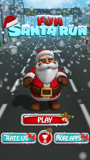 Fun Santa Run-Christmas Runner - Gameplay image of android game