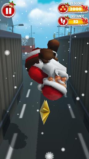 Fun Santa Run-Christmas Runner - Gameplay image of android game