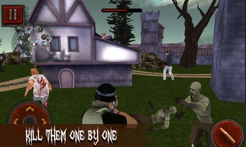 Zombie 3D Gun Shooting Game - - Gameplay image of android game