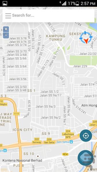 نقشه آفلاین شهر کوالالامپور - عکس برنامه موبایلی اندروید