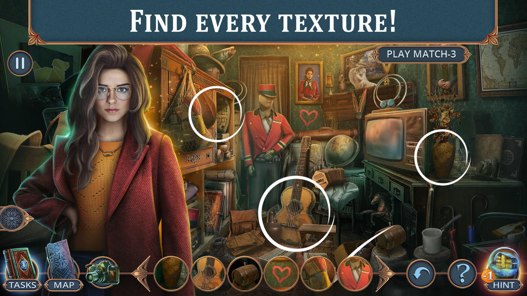 Mystical Riddles 1 f2p - Gameplay image of android game