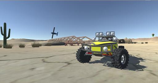 Off-Road Desert Edition 4x4 - Gameplay image of android game