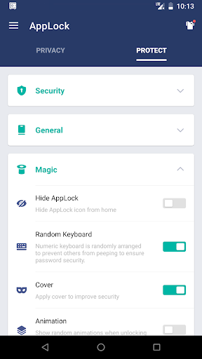 AppLock – قفل برنامهها - عکس برنامه موبایلی اندروید