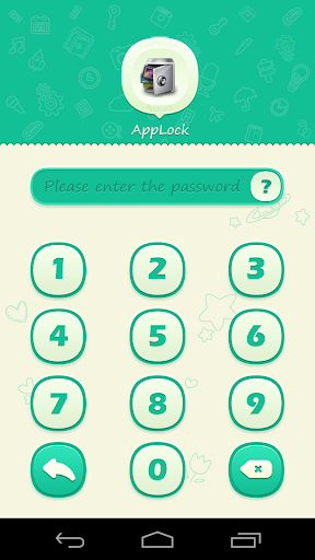 AppLock Theme Green - Image screenshot of android app