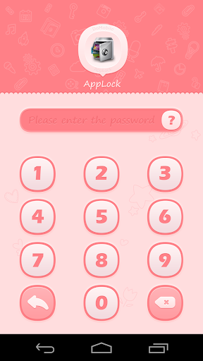 AppLock Theme Pink - Image screenshot of android app