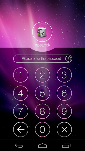 AppLock Theme Aurora - عکس برنامه موبایلی اندروید