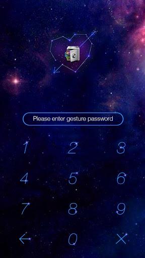 AppLock Theme Galaxy - Image screenshot of android app