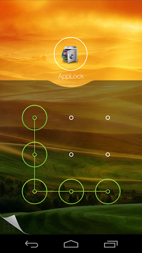 AppLock Theme Hill - Image screenshot of android app