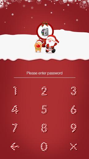 AppLock Theme MerryXmas - Image screenshot of android app