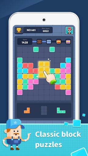 Block puzzle - Gameplay image of android game