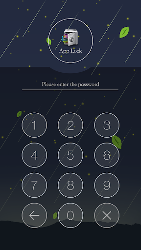 AppLock Theme RainDrop - Image screenshot of android app