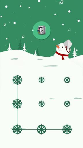 AppLock Theme Snowman - Image screenshot of android app