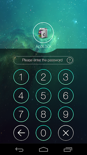 AppLock Theme Space - Image screenshot of android app