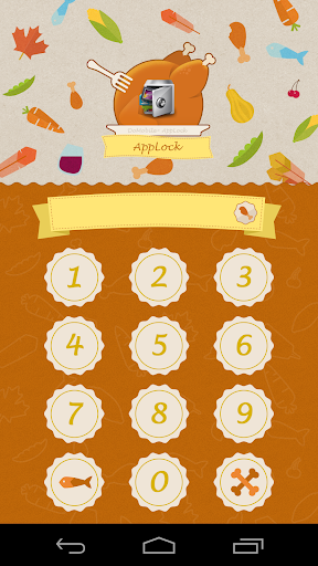 AppLock Theme Thanksgiving - Image screenshot of android app