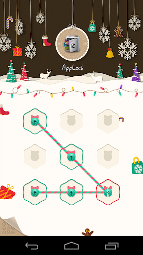 AppLock Theme Xmas & New Year - Image screenshot of android app