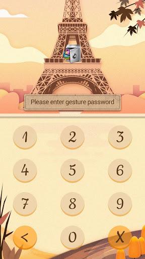 AppLock Theme Eiffel Tower - عکس برنامه موبایلی اندروید