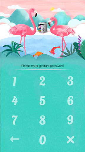 AppLock Theme Flamingo - عکس برنامه موبایلی اندروید