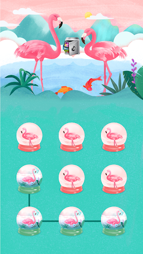 AppLock Theme Flamingo - عکس برنامه موبایلی اندروید