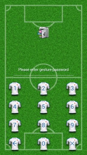 AppLock Theme Football - Image screenshot of android app