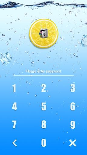 AppLock Theme Lemonade - Image screenshot of android app