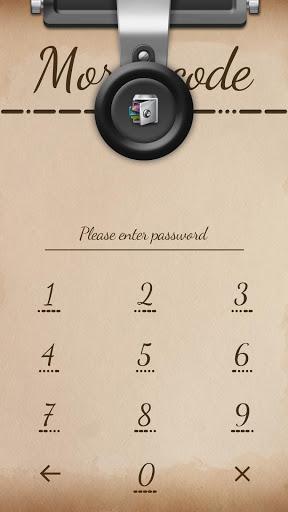 AppLock Theme MorseCode - عکس برنامه موبایلی اندروید