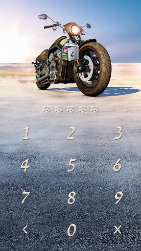 AppLock Theme Motorcycle - Image screenshot of android app