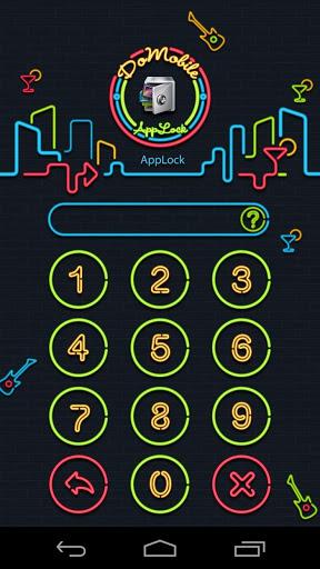 AppLock Theme Nightclub - Image screenshot of android app