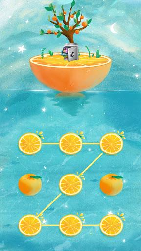 AppLock Theme Orange - Image screenshot of android app