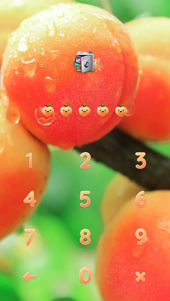 AppLock Theme Peach - Image screenshot of android app